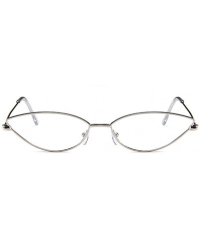 Cat Eye Glasses Women Cat Eye Sunglasses Cute Sexy Summer Retro Small Frame Black Red - 3 - CV18R39GUAE $60.63