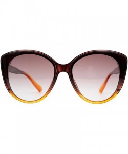 Oval p664 Oval Design Polarized - for Womens 100% UV PROTECTION - Brown-browndegrade - C1192TCWW2R $17.53