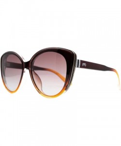 Oval p664 Oval Design Polarized - for Womens 100% UV PROTECTION - Brown-browndegrade - C1192TCWW2R $17.53