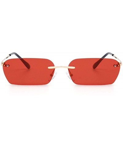 Oversized Women Luxury Brand Designer Cat Eye Sun Glasses Men Vintage Retro Square Small Sunglass - Multi-4 - CS18W4EG3ZX $24.21