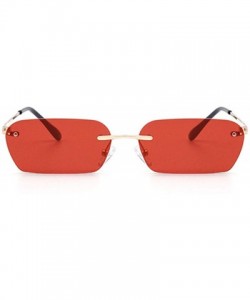 Oversized Women Luxury Brand Designer Cat Eye Sun Glasses Men Vintage Retro Square Small Sunglass - Multi-4 - CS18W4EG3ZX $24.21