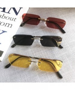 Oversized Women Luxury Brand Designer Cat Eye Sun Glasses Men Vintage Retro Square Small Sunglass - Multi-4 - CS18W4EG3ZX $24.21