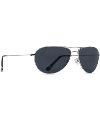Aviator Baby Sea Polarized Aviator Sunglasses for Small to Medium Face 8017&8018 - Sliver/Black for Normal Face - CO18W7WLS2I...