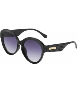 Round Vintage Sunglasses Polarized Windproof - G - CJ199OOT9IW $16.38