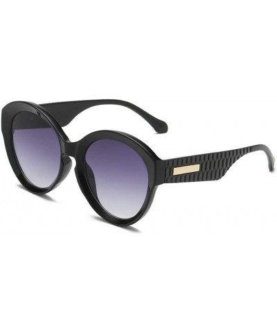 Round Vintage Sunglasses Polarized Windproof - G - CJ199OOT9IW $16.38