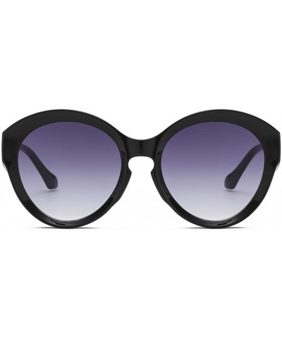 Round Vintage Sunglasses Polarized Windproof - G - CJ199OOT9IW $17.93
