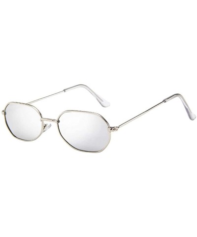 Sport Vintage Retro Thin Metal Frame Sunglasses Lightweight Fashion Goggles for Men Women (Multicolor) - CP18QHOQ6EN $15.72