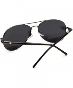 Aviator Fishing glasses polarized sunglasses outdoor riding - Black Color - CX12JH9741T $24.61