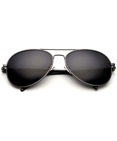 Aviator Fishing glasses polarized sunglasses outdoor riding - Black Color - CX12JH9741T $24.61