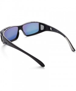 Oversized Sunglasses Over Glasses for Women and Men Polarized 100% UV Protection - Charcoal - CM12O8ILTPR $16.12