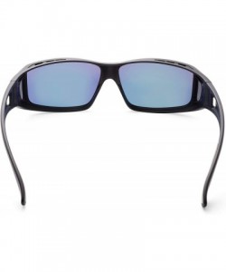 Oversized Sunglasses Over Glasses for Women and Men Polarized 100% UV Protection - Charcoal - CM12O8ILTPR $16.12