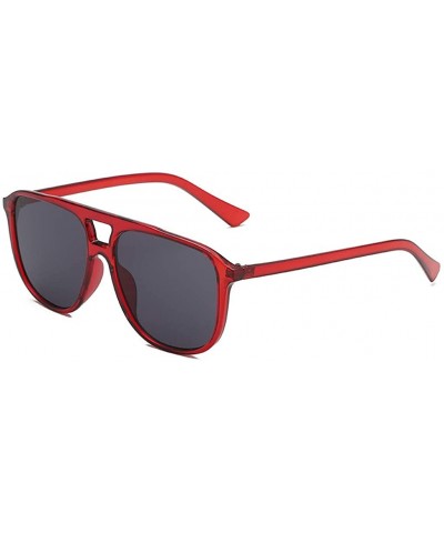 Wrap Classic Oversized Sunglasses for Women Fashion Man Women Sunglasses - F - CK18TM5MENM $9.27