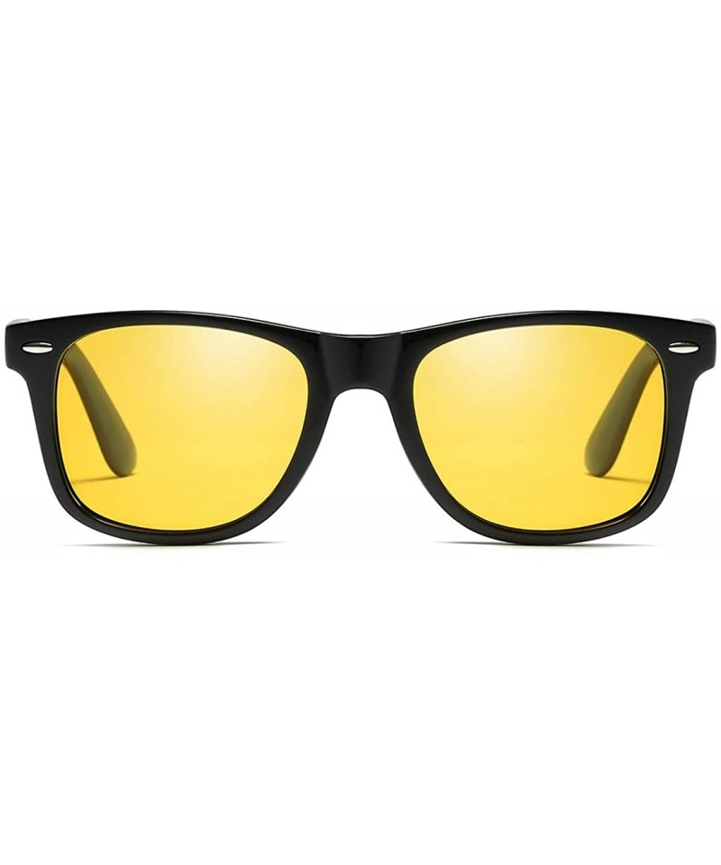 Goggle Night Driving Glasses Polarized Sunglasses Vintage Night Vision Goggles - Squre - CW18LKYGRXN $11.86
