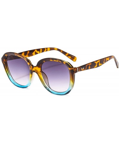 Cat Eye Fashion ladies sunglasses cat eyes round frame multicolor men and women UV400 - C8198USR463 $52.57