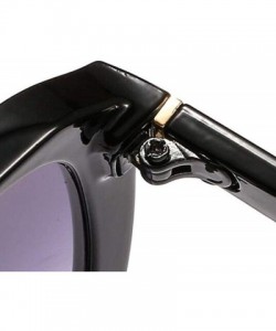 Cat Eye Fashion ladies sunglasses cat eyes round frame multicolor men and women UV400 - C8198USR463 $20.44