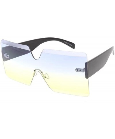 Shield High Octane Collection"EDC" Unisex Sunglasses - Yellow - C618GYZ07H5 $19.51