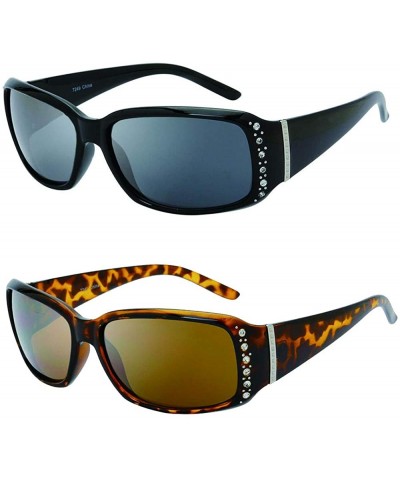 Rectangular Model 249 Vintage Fashion Sunglasses (2 in 1) - CQ18U67TCKS $11.05