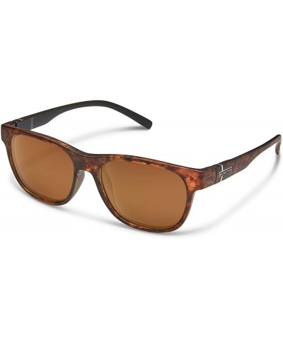 Wayfarer Scene Sunglasses - Women's - Blackened Tortoise / Polarized Brown - CQ189X0DZZS $39.34