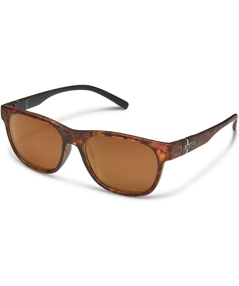 Wayfarer Scene Sunglasses - Women's - Blackened Tortoise / Polarized Brown - CQ189X0DZZS $39.34
