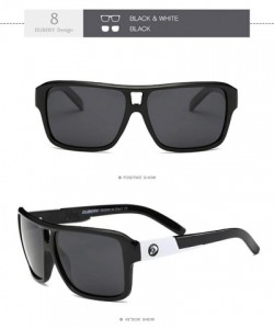 Sport Men's Sport Polarized Sunglasses Outdoor Driving Travel Summer Glasses D008 - Black&white/Black - C218EI4EQ5M $18.64
