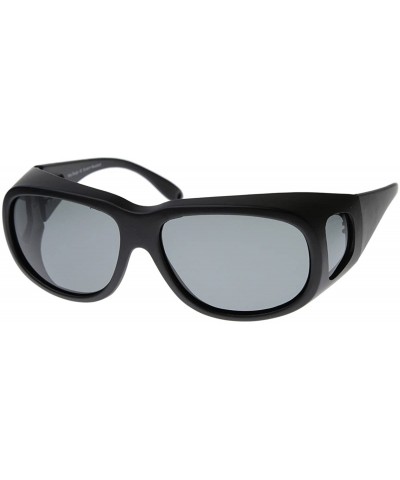Wrap New Polarized Anti Glare Lens Large Over-Prescription Wrap Sunglasses with Side Lens - C4116O2MI2D $29.87