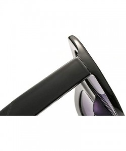 Square 2019 new fashion trend big box two-color unisex luxury brand designer sunglasses UV400 - Brown - CH18NSKTY2Q $9.77
