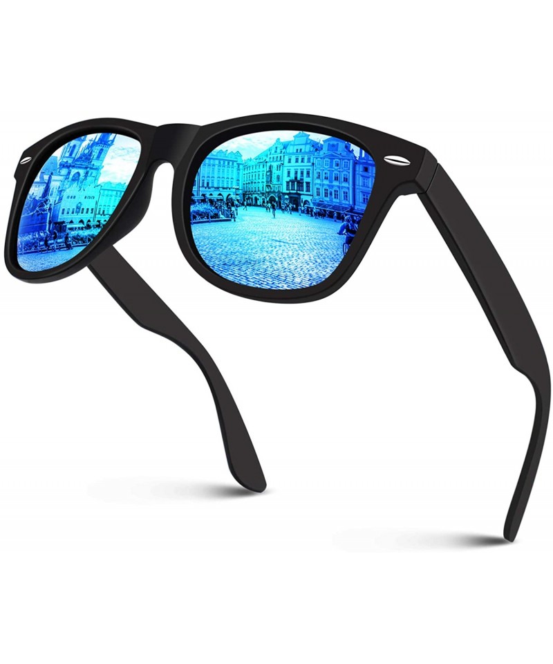 Sport Polarized Sunglasses for Men Retro Classic Square Frame Shades SR003 - C918NO99USS $9.25