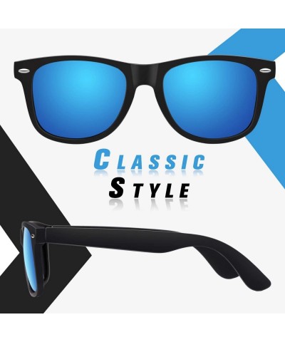 Sport Polarized Sunglasses for Men Retro Classic Square Frame Shades SR003 - C918NO99USS $9.25