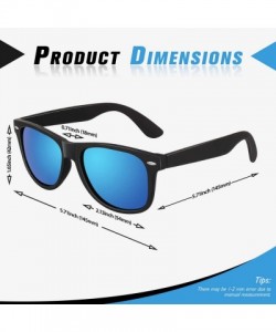 Sport Polarized Sunglasses for Men Retro Classic Square Frame Shades SR003 - C918NO99USS $9.25