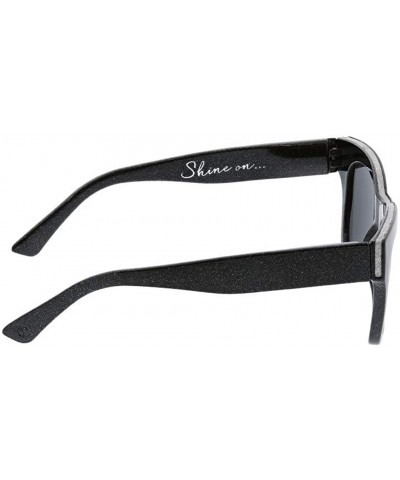 Square Women's Shine on Sun Square Reading Sunglasses - Black - CV18OII54SS $23.26