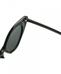 Oversized Polarized Cateye Sunglasses UV Protection Exaggerated Retro Vintage Frame Trendy Street Fashion Shades - CH193RXRMQ...