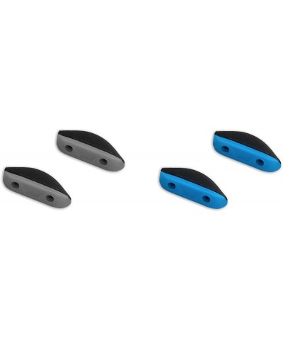 Goggle Replacement Nosepieces Accessories Crosslink Grey&Sky Blue (Euro Fit) - C118DRI3WNM $14.93