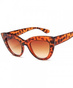 Cat Eye New Retro Fashion Sunglasses Women Er Vintage Cat Eye Black Sun Glasses Female Lady UV400 Oculos - Blackblue - CF199C...