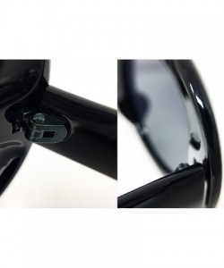 Oval SA122 Original Classic Dark Mod Round Pop Oval Lens Kurt Cobain Nirvana Bold Retro Vintage Sunglasses - CL184YX4LD0 $26.94