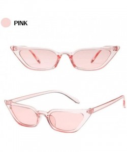 Cat Eye Sunglasses Designer Vintage Transparent Glasses - Black - CZ198G2O00S $24.47