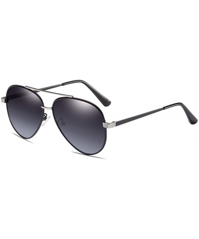 Aviator Sunglasses Men's Polarizing Sunglasses Classic Toad Lens Polarizing Sunglasses Driving - A - C418QR77KGY $72.89