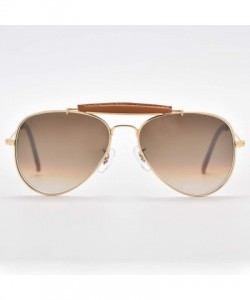 Aviator outdoorsman aviator sunglasses for men women crystal glass lens mirrored sun glasses UV400 protection - CX18S2SI0CK $...