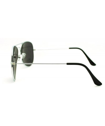 Aviator Mens Color Mirror Color Mirror Len Tear Drop Wire Rim Aviator Sunglasses Silver Yellow - CF11LXHTLT7 $9.34