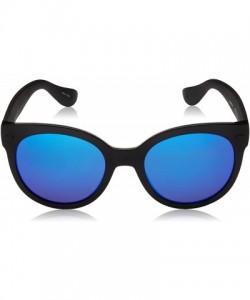 Round Women's Noronha Round Sunglasses - Black - 52 mm - CQ185TYR3ZR $19.49