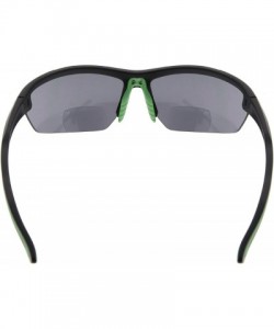 Sport Sports Half-Rim Bifocal Sunglasses Anti-UV Sunglasses for Readers - Black Green - CH180CAH8QH $20.50