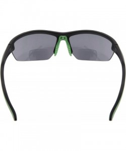 Sport Sports Half-Rim Bifocal Sunglasses Anti-UV Sunglasses for Readers - Black Green - CH180CAH8QH $20.50