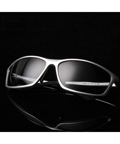 Aviator Aluminum Magnesium Men's Polarized Sunglasses Male Y1068 C1 Box - Y1068 C3 Box - CP18XE0XTED $24.41