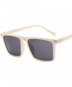 Oversized Fashion Men Cool Square Sunglasses Driving UV Protection Sun Glasses Women - C5 - CE194O3XCLR $19.88