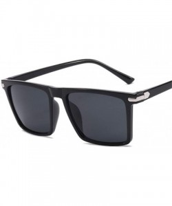 Oversized Fashion Men Cool Square Sunglasses Driving UV Protection Sun Glasses Women - C5 - CE194O3XCLR $19.88