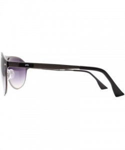 Oval p691 Trendy Oval Polarized - for Womens 100% UV PROTECTION - Black-black - CA192TGUMXK $23.30