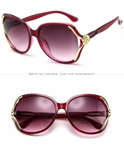 Oval Clearance! Beach Sunglasses-Mens Womens Rose Big Frame Glasses Retro UV Protection Eyewear Eyeglasses (F) - F - CE18RZ7C...