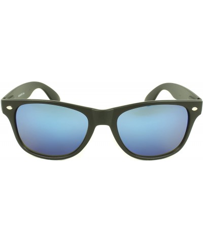 Wayfarer Retro Fashion Horm Rimmed Sunglasses Series UV400 - Revo-bkbu - C3124KC6N8D $12.32