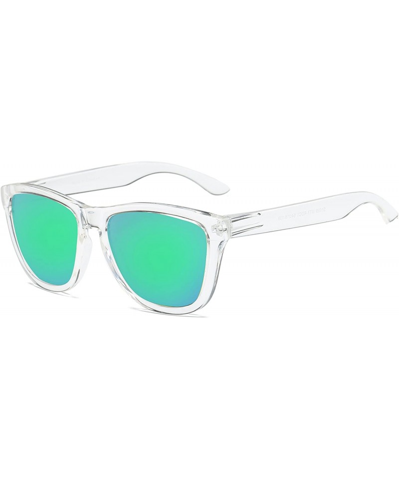 Rectangular Wayfarer Sunglasses Fashion Rectangular Polarized Sunglasses UV400 Protection - CP180LESO4E $10.13