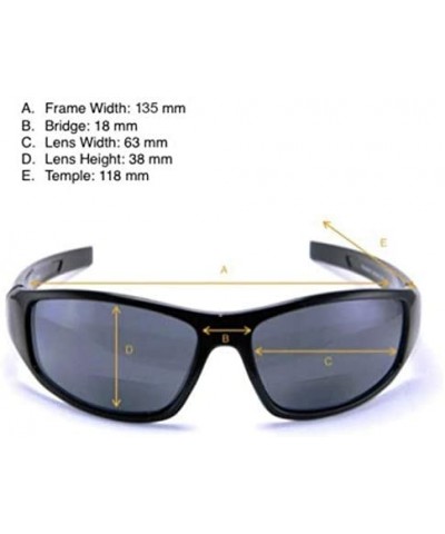 Aviator Hammer Polarized Bifocal Sunglasses - Sunglasses and Sun Readers in One - Non-polarized Brown Gold - CP18UZUR25U $80.03
