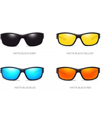 Sport Polarized night vision sunglasses Outdoor cycling glasses Sports driving Sunglasses - D - C518Q6ZOI6E $35.35